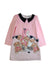 A Pink Long Sleeve Dresses from Monnalisa in size 6T for girl. (Front View)