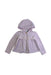 A Pink Zippered Sweatshirts from Young Versace in size 3T for girl. (Front View)