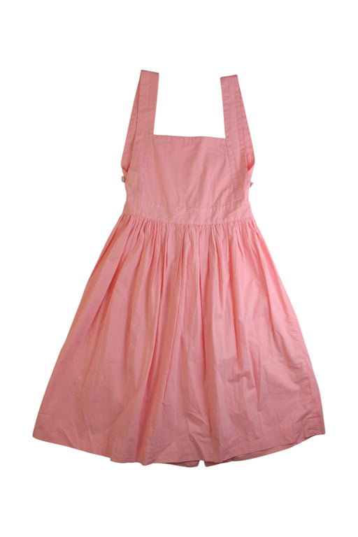 A Pink Sleeveless Dresses from Bonpoint in size 6T for girl. (Front View)
