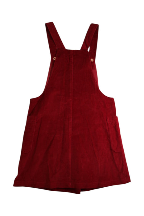 A Burgundy Overall Dresses from Jacadi in size 8Y for girl. (Back View)