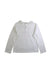 A White Long Sleeve Tops from Jacadi in size 6T for girl. (Back View)