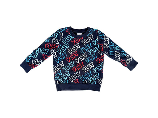 A Navy Crewneck Sweatshirts from Seed in size 5T for boy. (Front View)