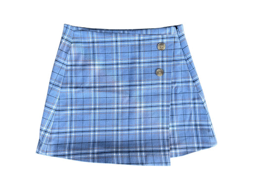A Blue Short Skirts from Seed in size 10Y for girl. (Front View)
