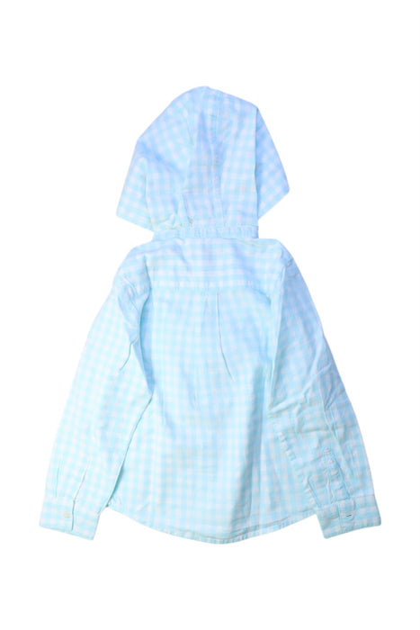 A Blue Long Sleeve Shirts from Velveteen in size 6T for girl. (Back View)