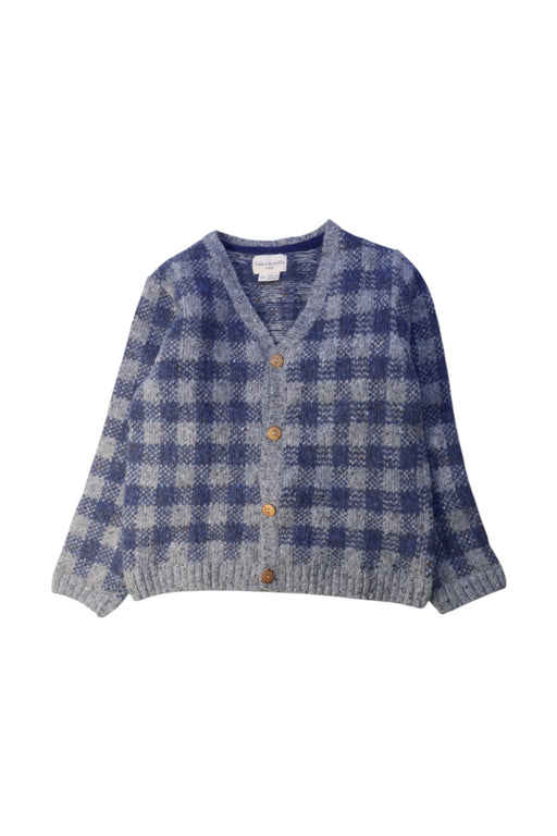 A Blue Cardigans from Arsène et les pipelettes in size 5T for boy. (Front View)