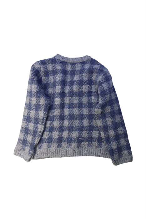 A Blue Cardigans from Arsène et les pipelettes in size 5T for boy. (Back View)