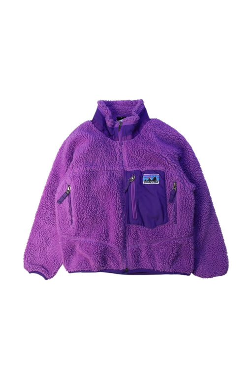A Purple Puffer/Quilted Jackets from Patagonia in size 5T for neutral. (Front View)