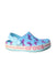A Multicolour Slip Ons from Crocs in size 5T for girl. (Front View)