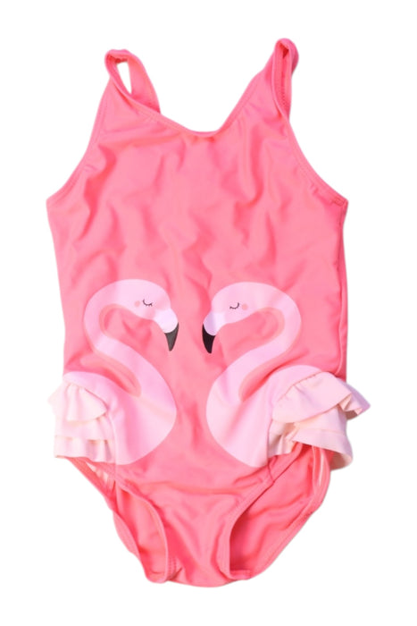 A Pink Swimsuits from Seed in size 18-24M for girl. (Front View)