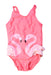 A Pink Swimsuits from Seed in size 18-24M for girl. (Front View)