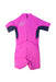 A Pink Wetsuits from O'Neill in size 2T for girl. (Back View)
