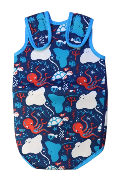 A Multicolour Floatsuits from Splash About in size 18-24M for boy. (Back View)