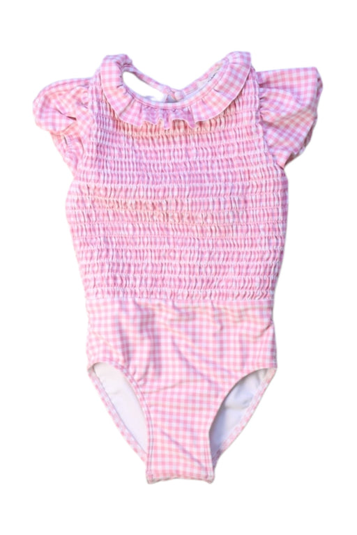 A Pink Swimsuits from Minnow in size 2T for girl. (Front View)