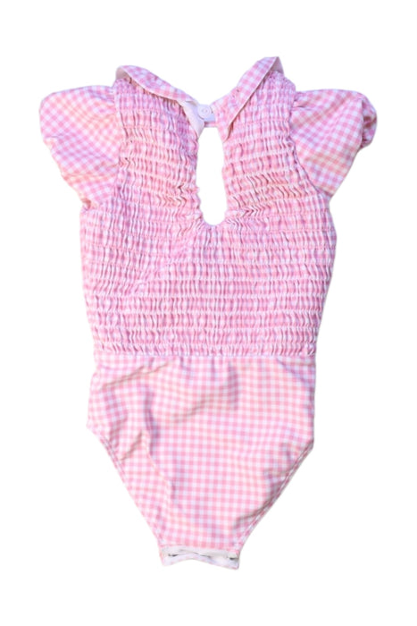 A Pink Swimsuits from Minnow in size 2T for girl. (Back View)