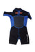 A Black Wetsuits from Aquasport in size 2T for boy. (Back View)