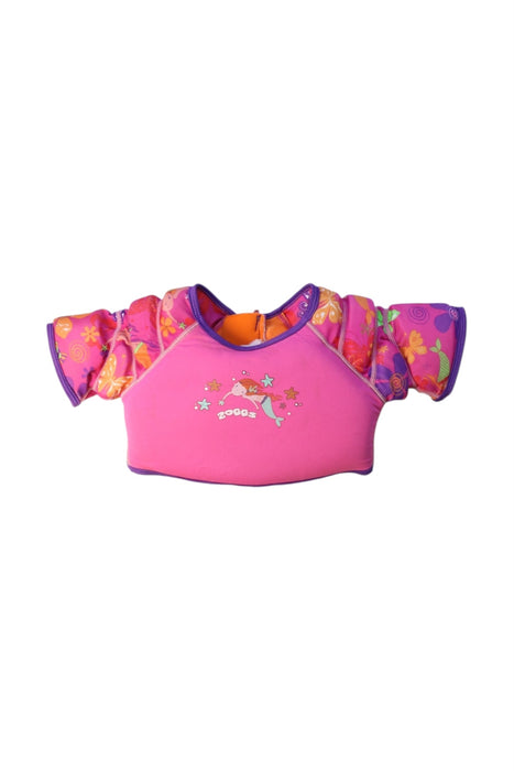 A Pink Floatsuits from Zoggs in size 12-18M for girl. (Front View)
