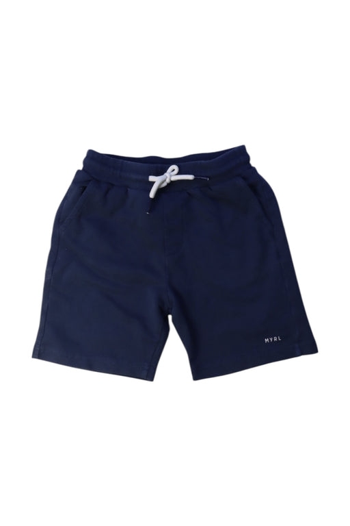 A Navy Shorts from Mayoral in size 5T for boy. (Front View)