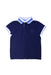 A Navy Short Sleeve Polos from Jacadi in size 6T for boy. (Front View)