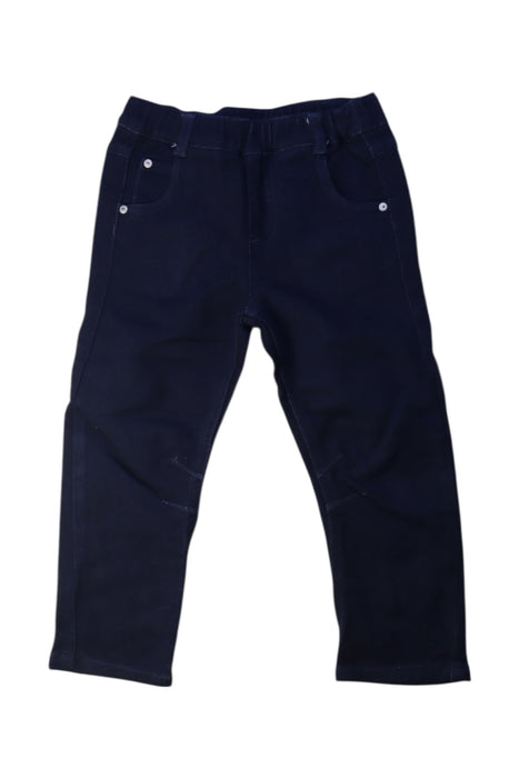 A Navy Casual Pants from Tartine et Chocolat in size 3T for boy. (Front View)