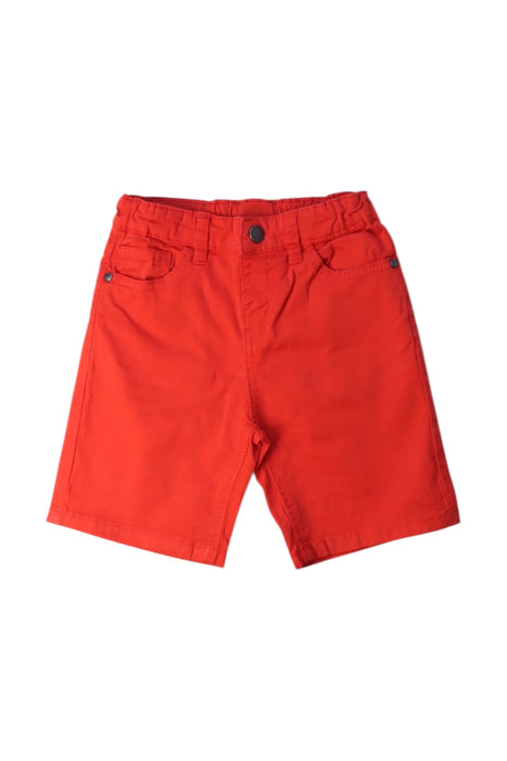 A Red Shorts from Mayoral in size 4T for boy. (Front View)