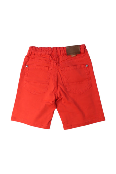 A Red Shorts from Mayoral in size 4T for boy. (Back View)