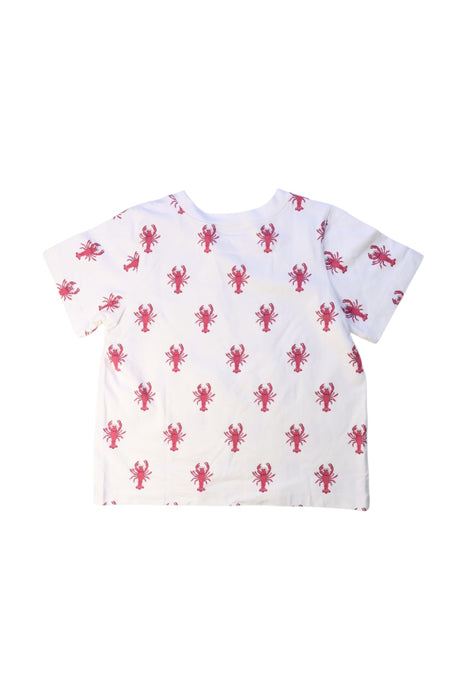 A Red Short Sleeve T Shirts from Pink Chicken in size 6T for neutral. (Back View)