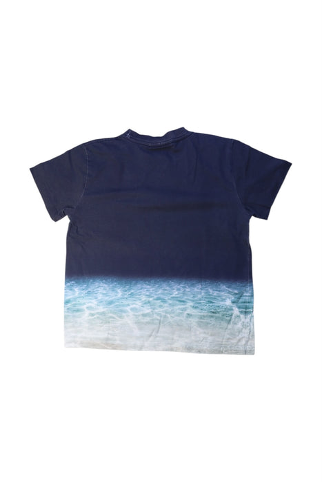 A Navy Short Sleeve T Shirts from Molo in size 7Y for boy. (Back View)