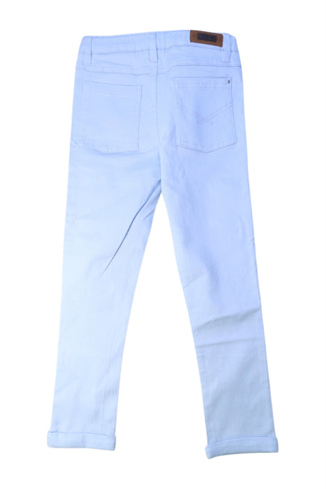 A White Jeans from Tutto Piccolo in size 5T for boy. (Back View)