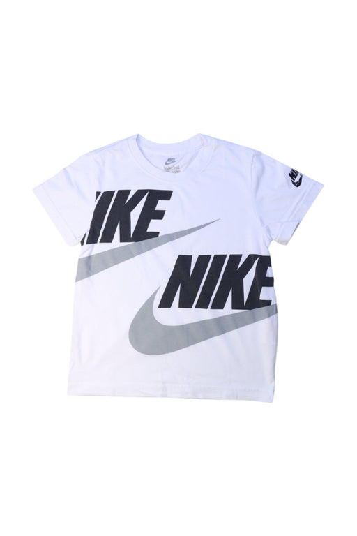A White Short Sleeve T Shirts from Nike in size 6T for boy. (Front View)