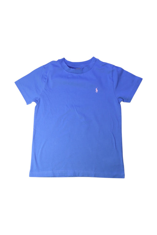 A Blue Short Sleeve T Shirts from Polo Ralph Lauren in size 6T for boy. (Front View)