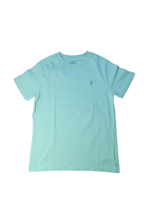 A Blue Short Sleeve T Shirts from Polo Ralph Lauren in size 6T for boy. (Front View)