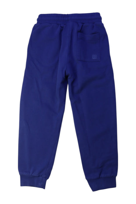 A Blue Sweatpants from Mayoral in size 4T for boy. (Back View)