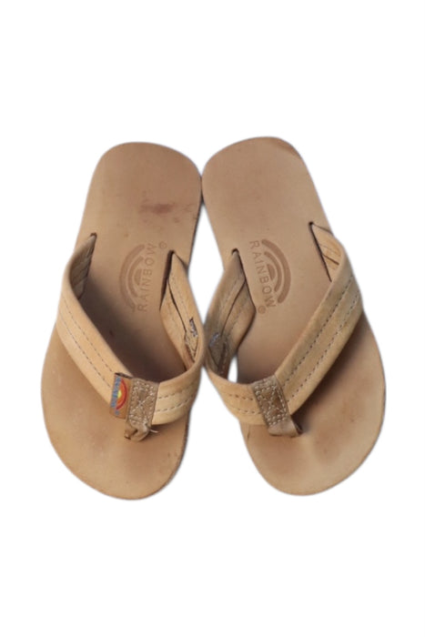 A Beige Sandals from Rainbow Sandals in size 4T for neutral. (Back View)