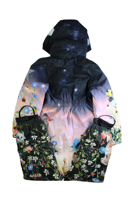 A Multicolour Snowsuits from Molo in size 7Y for girl. (Back View)
