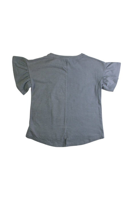 A Blue Short Sleeve Tops from Rylee + Cru in size 4T for girl. (Back View)