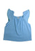 A Blue Sleeveless Tops from Crewcuts in size 8Y for girl. (Front View)