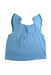 A Blue Sleeveless Tops from Crewcuts in size 8Y for girl. (Back View)