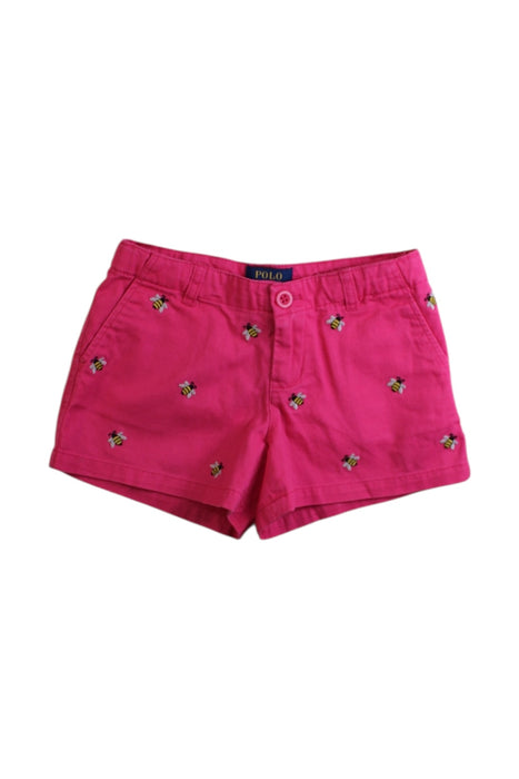 A Pink Shorts from Polo Ralph Lauren in size 6T for girl. (Front View)