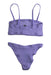A Purple Swim Sets from Hunza G in size 10Y for girl. (Back View)