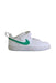 A White Sneakers from Nike in size 4T for boy. (Front View)