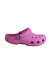 A Pink Slip Ons from Crocs in size 5T for girl. (Front View)
