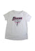 A White Short Sleeve T Shirts from Guess in size 7Y for girl. (Front View)