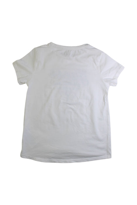 A White Short Sleeve T Shirts from Guess in size 7Y for girl. (Back View)