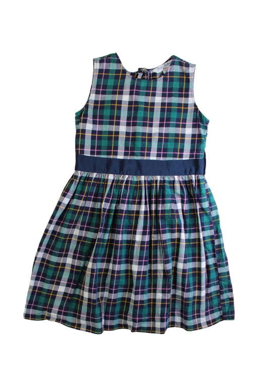 A Multicolour Sleeveless Dresses from Brooks Brothers in size 6T for girl. (Front View)