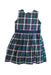 A Multicolour Sleeveless Dresses from Brooks Brothers in size 6T for girl. (Front View)