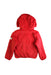 A Red Hooded Sweatshirts from Aigle in size 6T for neutral. (Back View)