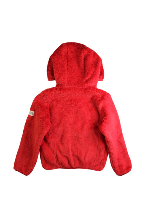 A Red Hooded Sweatshirts from Aigle in size 6T for neutral. (Back View)