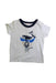 A White Short Sleeve T Shirts from Seed in size 6-12M for boy. (Front View)
