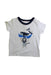 A White Short Sleeve T Shirts from Seed in size 6-12M for boy. (Front View)