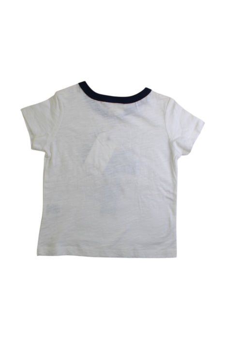 A White Short Sleeve T Shirts from Seed in size 6-12M for boy. (Back View)
